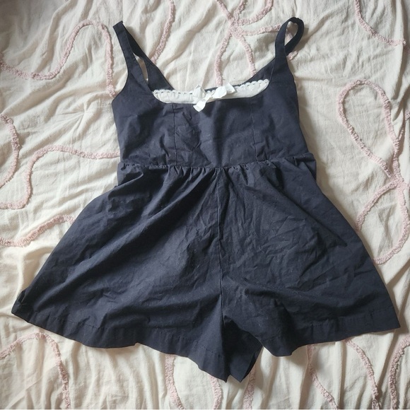 Anthropologie Maeve Layered Bustier Romper - Picture 1 of 8